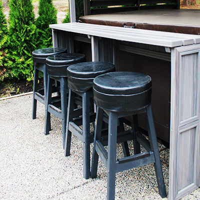 gazebo bar and stools